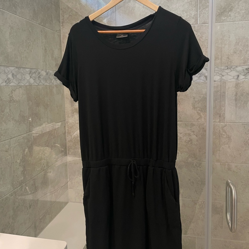 Black Cotton Dress